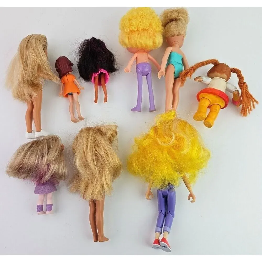 Small Fashion Doll Lot Mixed Brands and Size Preowned Play Toys
